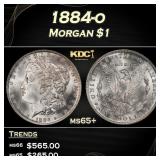 1884-o Morgan Dollar $1 Grades ms65+