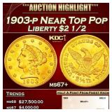 1903-p Gold Liberty Quarter Eagle Near Top Pop $2