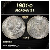 1901-o Morgan Dollar $1 Grades ms66