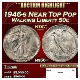 1946-s Walking Liberty Half Dollar Near Top Pop 50