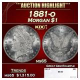 1881-o Morgan Dollar $1 ms65 SEGS