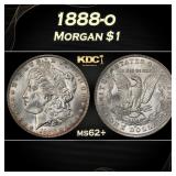 1888-o Morgan Dollar $1 Grades ms62+