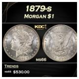1879-s Morgan Dollar $1 Grades ms66