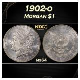 1902-o Morgan Dollar $1 Grades ms64
