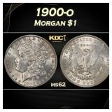 1900-o Morgan Dollar $1 Grades ms62