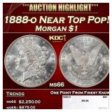 1888-o Morgan Dollar Near Top Pop! $1 ms66 SEGS