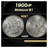 1900-p Morgan Dollar $1 Grades ms62