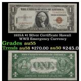 1935A $1 Silver Certificate Hawaii WWII Emergency