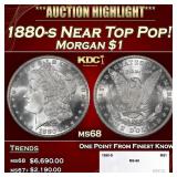 1880-s Morgan Dollar Near Top Pop! $1 ms68 SEGS