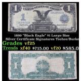 1899 $1 large size Silver Certificate "Black Eagle