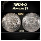 1904-o Morgan Dollar $1 Grades ms62