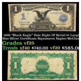 1899 $1 large size Silver Certificate "Black Eagle