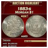 1883-s Morgan Dollar $1 ms63 USCG