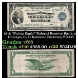 1918 $1 National Currency "Flying Eagle" Federal R
