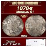 1878-s Morgan Dollar $1 ms66 SEGS
