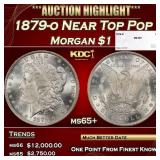 1879-o Morgan Dollar Near Top Pop $1 ms65+ SEGS