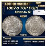 1887-o Morgan Dollar TOP POP! $1 ms66+ SEGS