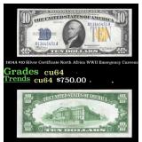 1934A $10 Silver Certificate North Africa WWII Eme