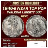 1946-s Walking Liberty Half Dollar Near Top Pop 50