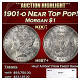 1901-o Morgan Dollar Near Top Pop! $1 ms67+ SEGS