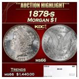 1878-s Morgan Dollar $1 ms66 SEGS