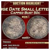 1834 Large Date Small Letters Capped Bust Half Dol