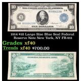 1914 $10 Large Size Blue Seal Federal Reserve Note
