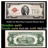 1928G $2 Red Seal United States Note Grades Select