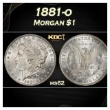 1881-o Morgan Dollar $1 Grades ms62