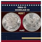 1884-o Morgan Dollar $1 Grades ms63