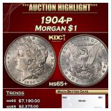 1904-p Morgan Dollar $1 ms65+ SEGS