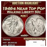 1946-s Walking Liberty Half Dollar Near Top Pop 50