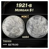 1921-s Morgan Dollar $1 Grades ms64