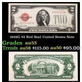 1928G $2 Red Seal United States Note Grades Select
