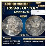 1899-s Morgan Dollar TOP POP! $1 ms67 pl SEGS