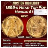 1899-s Morgan Dollar Near Top Pop $1 ms65+ dmpl SE