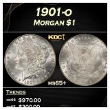 1901-o Morgan Dollar $1 Grades ms65+