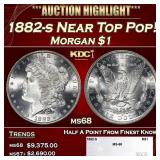 1882-s Morgan Dollar Near Top Pop! $1 ms68 SEGS