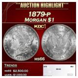 1879-p Morgan Dollar $1 ms66 SEGS