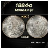 1884-o Morgan Dollar $1 Grades ms64+