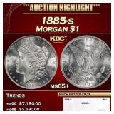 1885-s Morgan Dollar $1 ms65+ SEGS