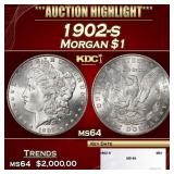1902-s Morgan Dollar $1 ms64 SEGS