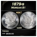 1879-s Morgan Dollar $1 Grades ms66