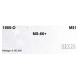 1885-o Morgan Dollar $1 ms66+ SEGS