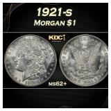 1921-s Morgan Dollar $1 Grades ms62+