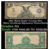 1899 $1 large size Silver Certificate "Black Eagle