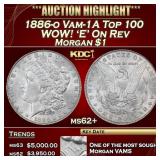 1886-o Morgan Dollar Vam-1A Top 100 WOW! 