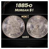 1885-o Morgan Dollar $1 Grades ms63