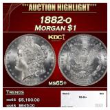 1882-o Morgan Dollar $1 ms65+ SEGS