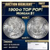 1900-o Morgan Dollar TOP POP! $1 ms67+ SEGS